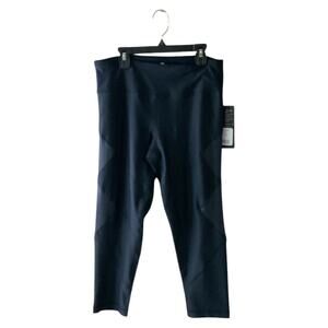 90 Degree Athletic Pants Womens Large Mid Rise High Waist Yoga Activewear NWT